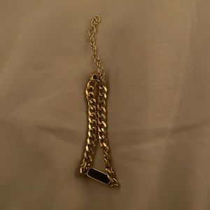 Gold and Black Gem Bracelet